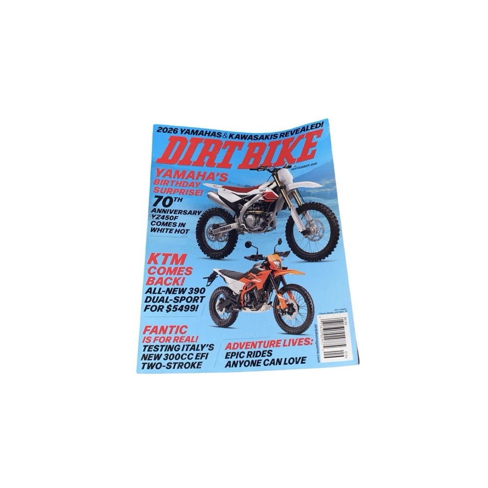 Dirt Bike Magazine September 2025 Yamaha's Birthday Surprise